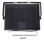 Refletor Led 200w Holofote Bivolt Branco Frio Prova D Agua Luz Smd Lampada Luminaria Led Iluminação Placa Super Led Novo - Imagem 2