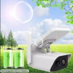 Câmera De Segurança Wifi Energia Solar Ou Bateria Kapbom KA-S710 - Imagem 2