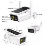 Câmera De Segurança Wifi Energia Solar Ou Bateria Kapbom KA-S710 - Imagem 4